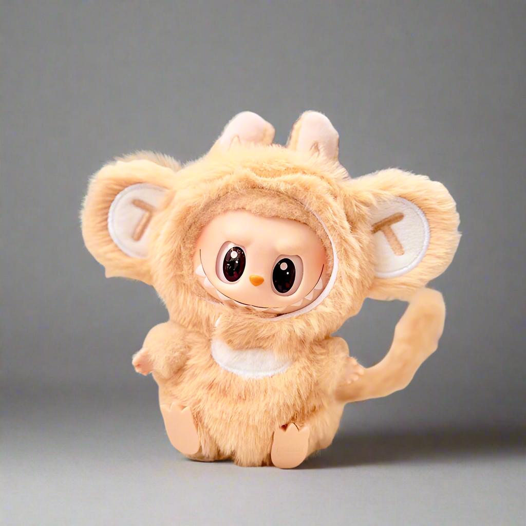 Mouse Doll Outfit – Handmade Plush Costume with Big Ears & Tail | Cute Doll Romper for bubu Collectible Figure