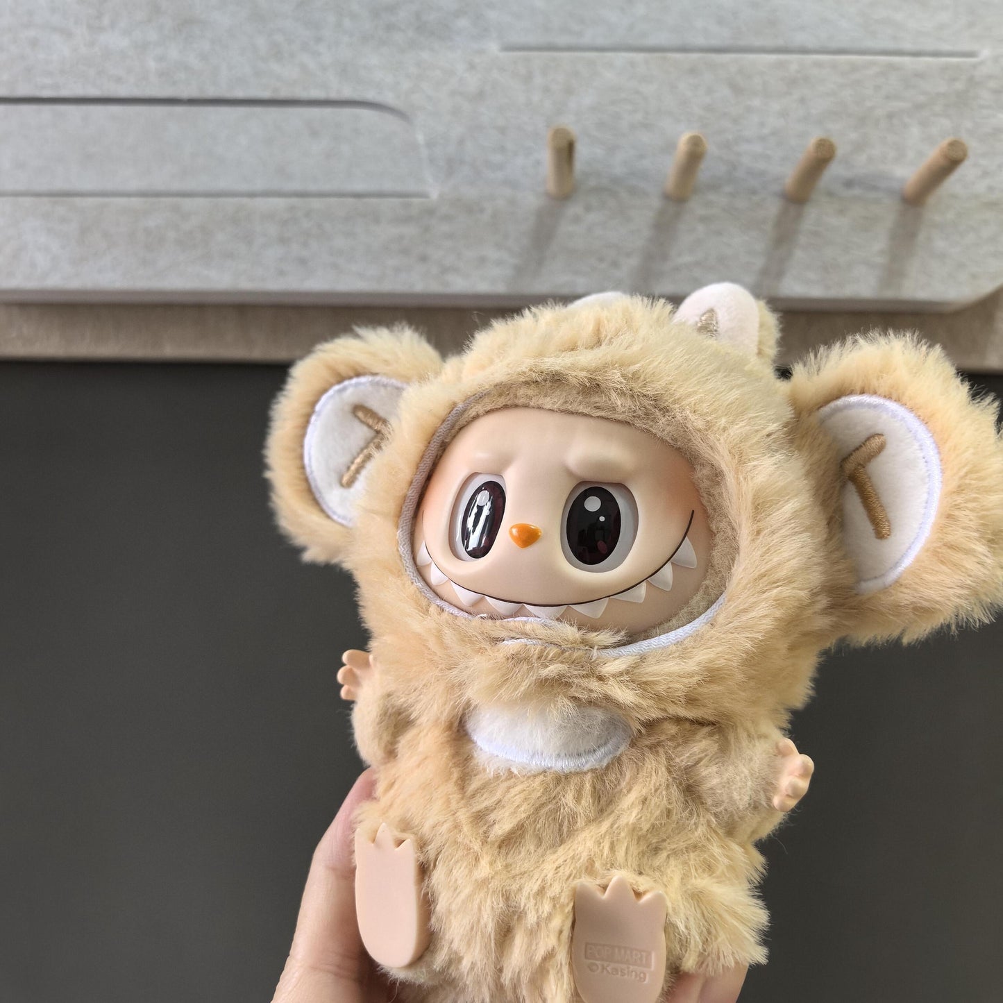 Mouse Doll Outfit – Handmade Plush Costume with Big Ears & Tail | Cute Doll Romper for bubu Collectible Figure