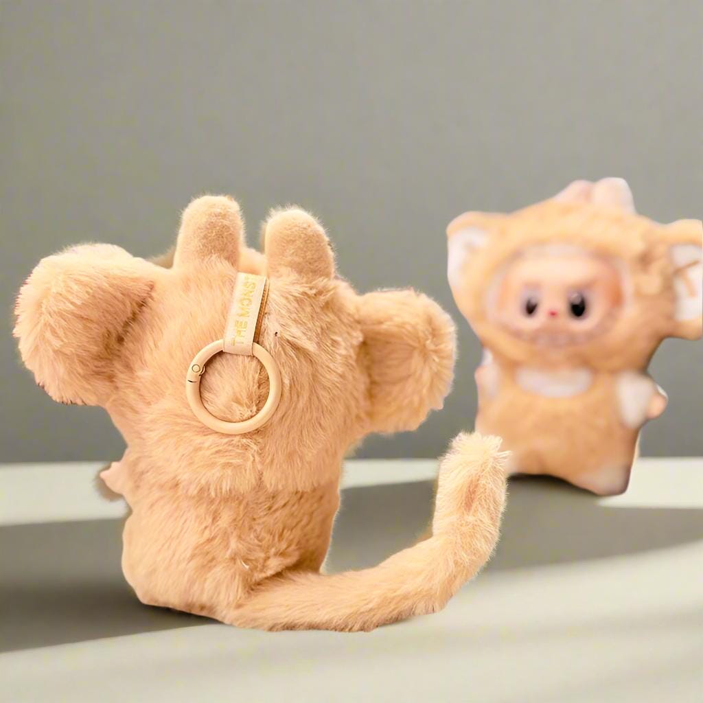 Mouse Doll Outfit – Handmade Plush Costume with Big Ears & Tail | Cute Doll Romper for bubu Collectible Figure