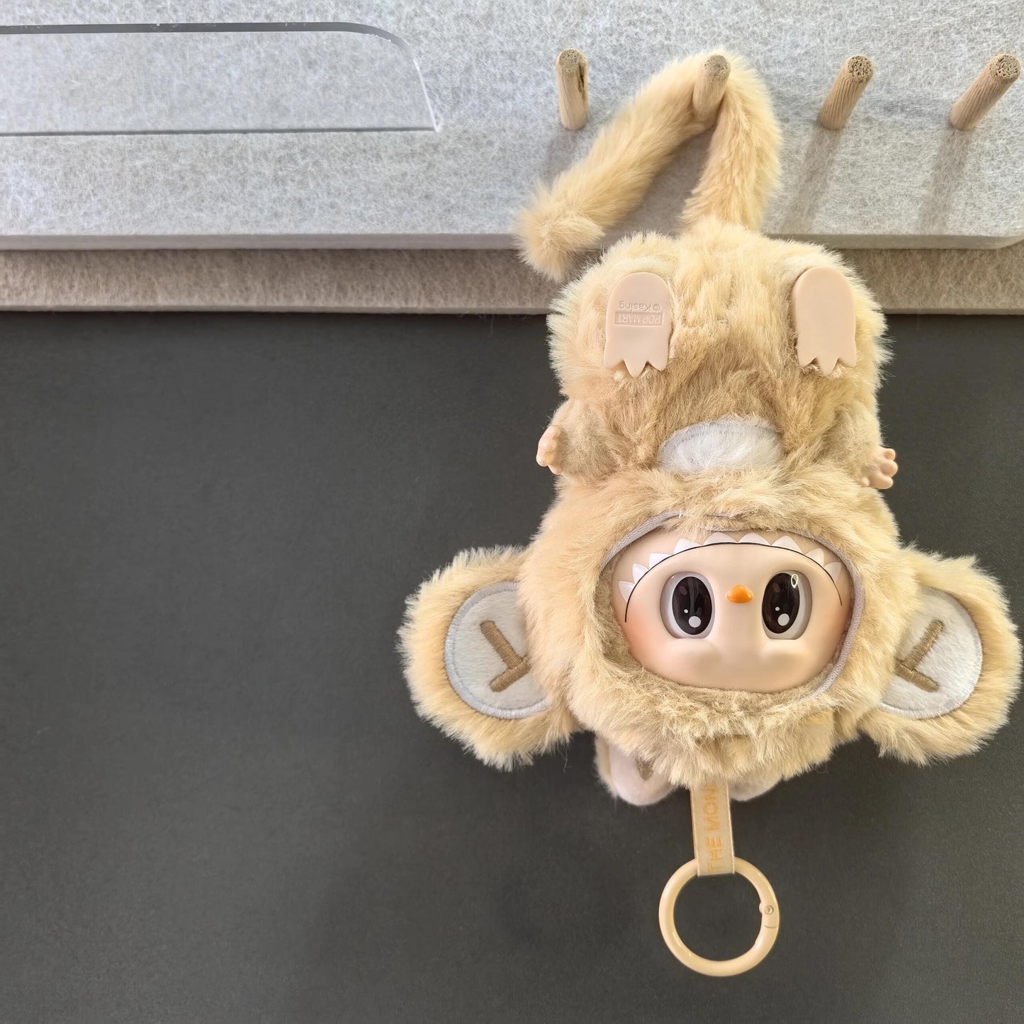 Mouse Doll Outfit – Handmade Plush Costume with Big Ears & Tail | Cute Doll Romper for bubu Collectible Figure